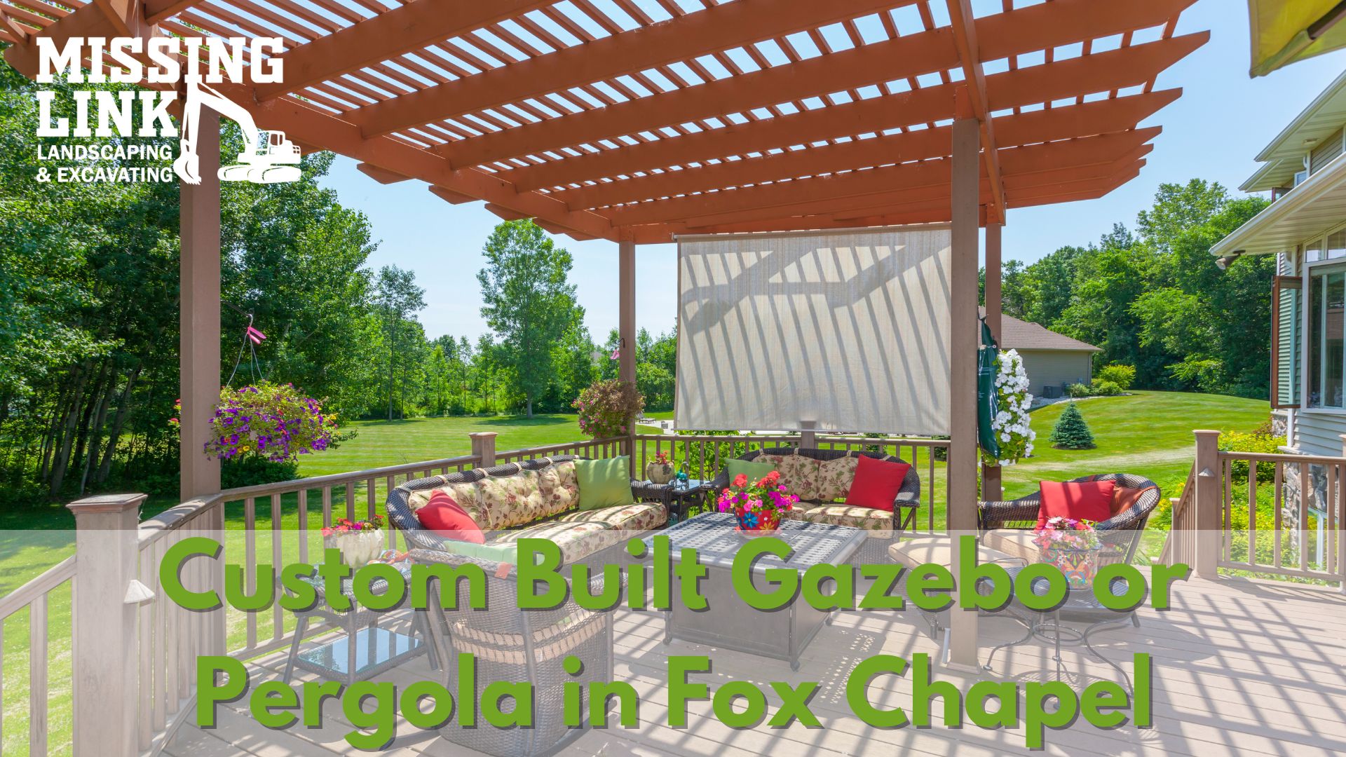 Custom Built Gazebo or Pergola in Fox Chapel