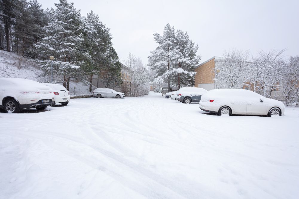 Snowed in parking