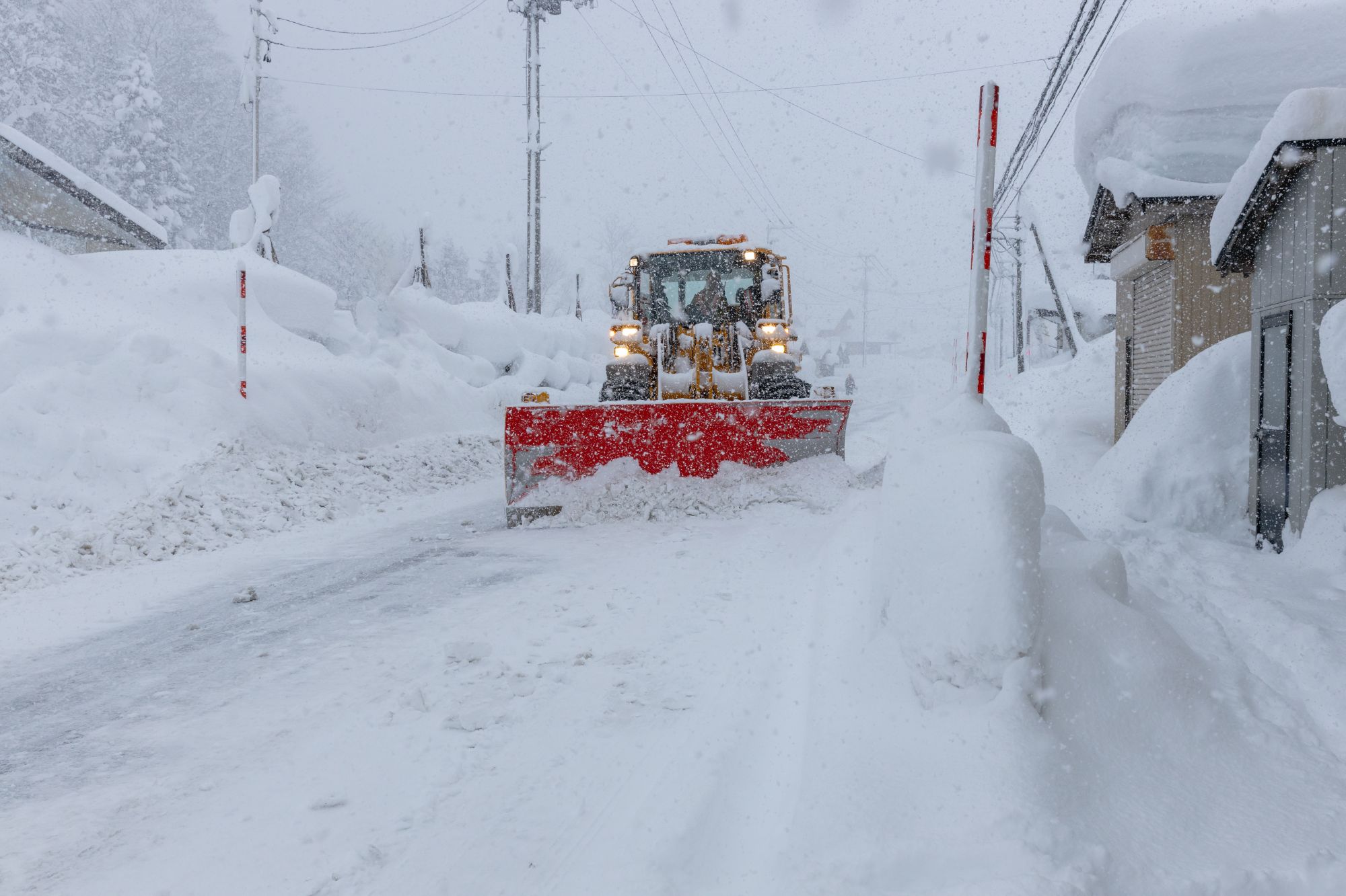 Street snow removal services
